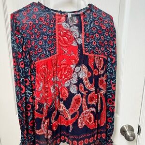 Anthropologie London Floral Top